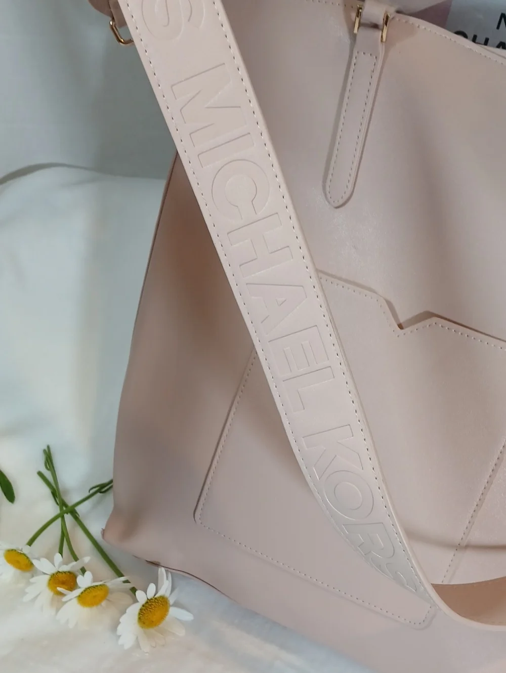 Michael Kors Pale Blush Pink Tote with Detachable Strap